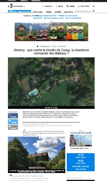 Capture article residence balkany
