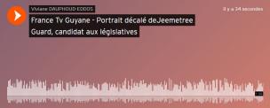 France tv guyane portrait jeemetree guard candidat election legislative